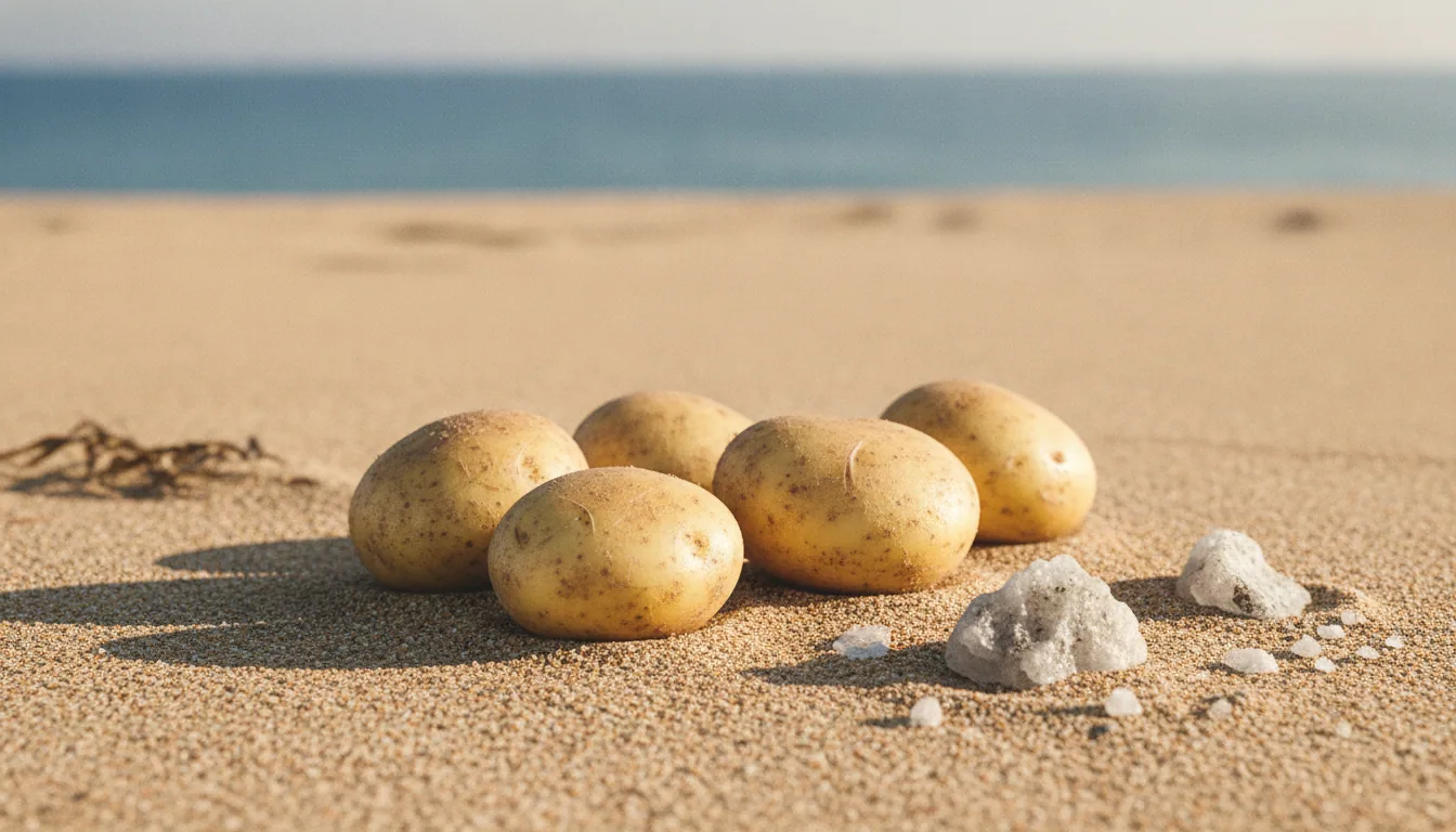 Pomme de terre de Noirmoutier — illustration générée par IA