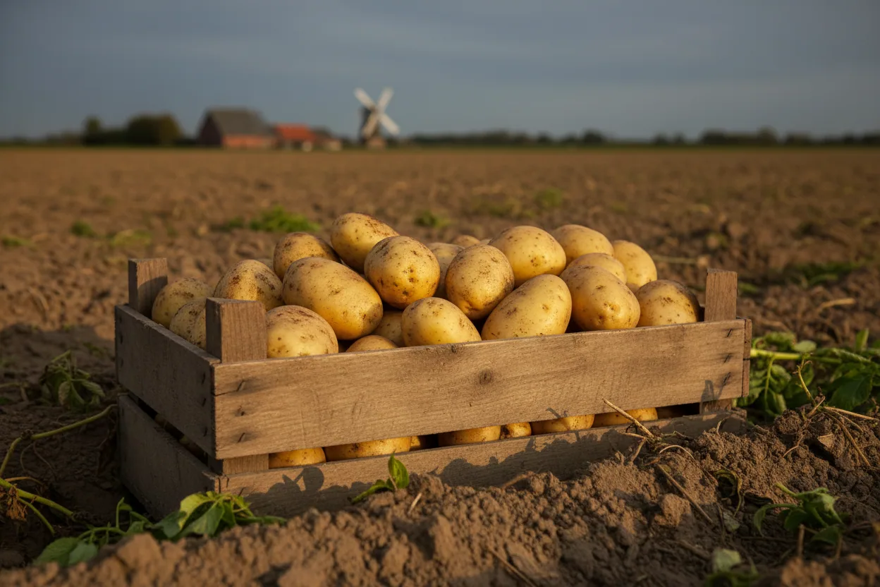 Pommes de terre de Merville — illustration générée par IA