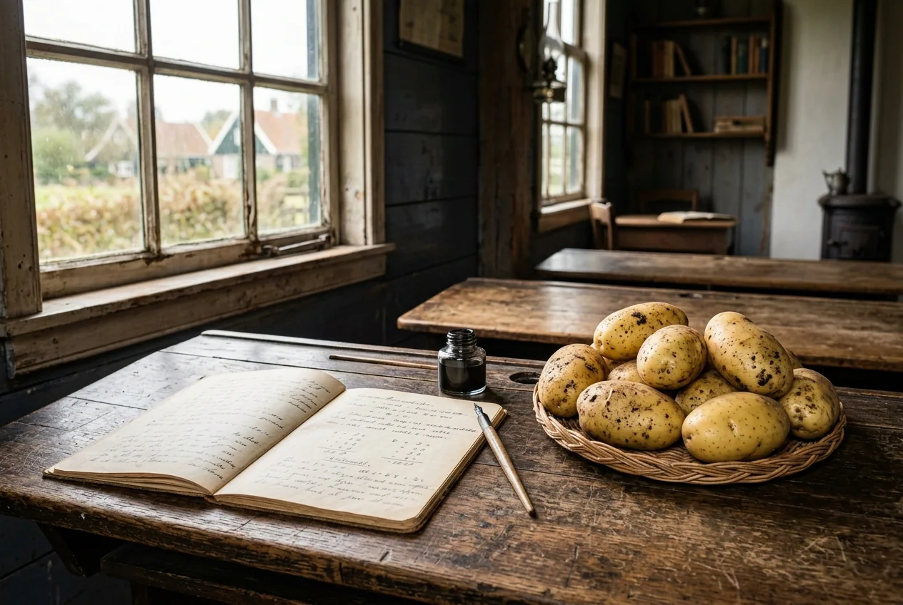 Pommes de terre de Merville — illustration générée par IA