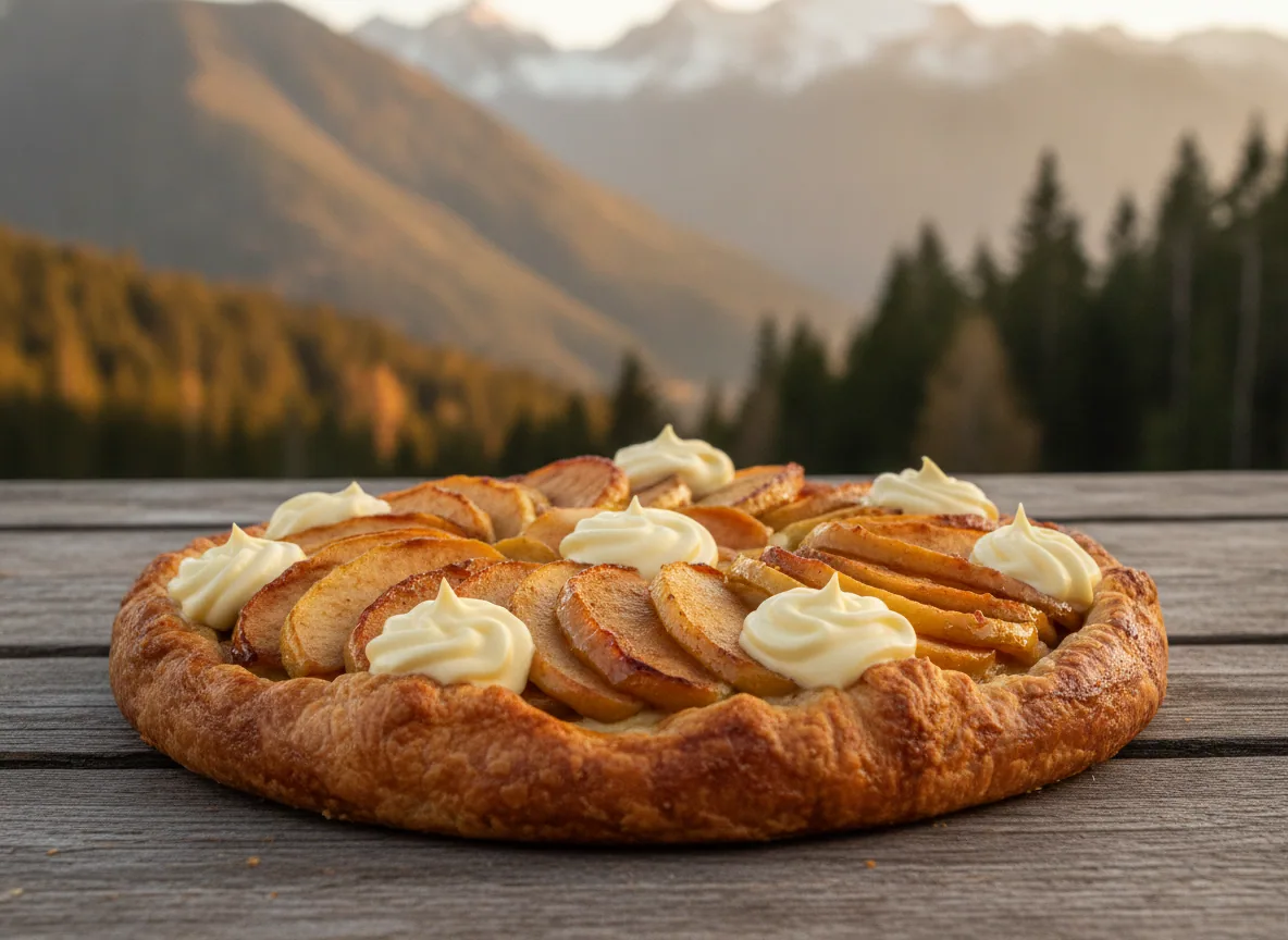 Pommes des Alpes de Haute Durance — illustration générée par IA