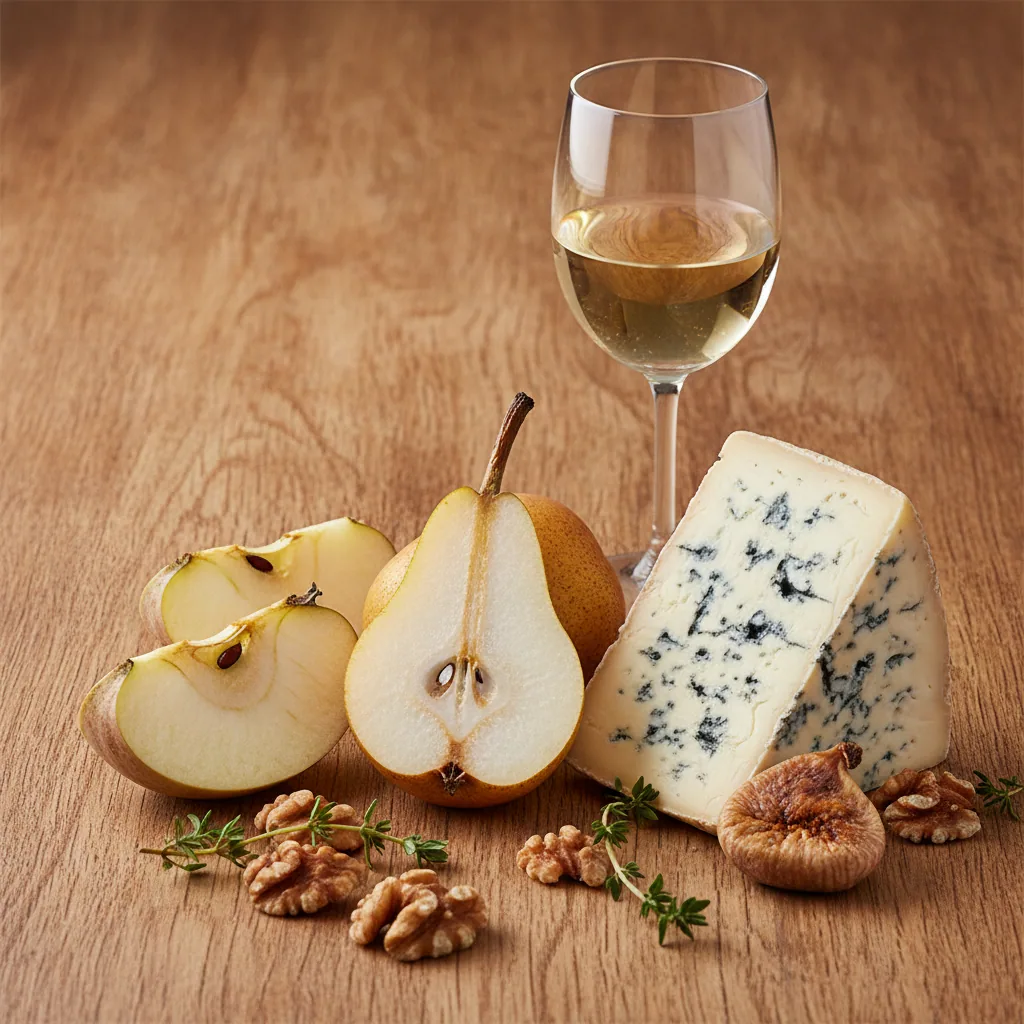 Pommes et Poires de Savoie — illustration générée par IA