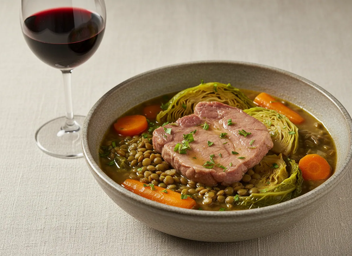 Porc d'Auvergne — illustration générée par IA