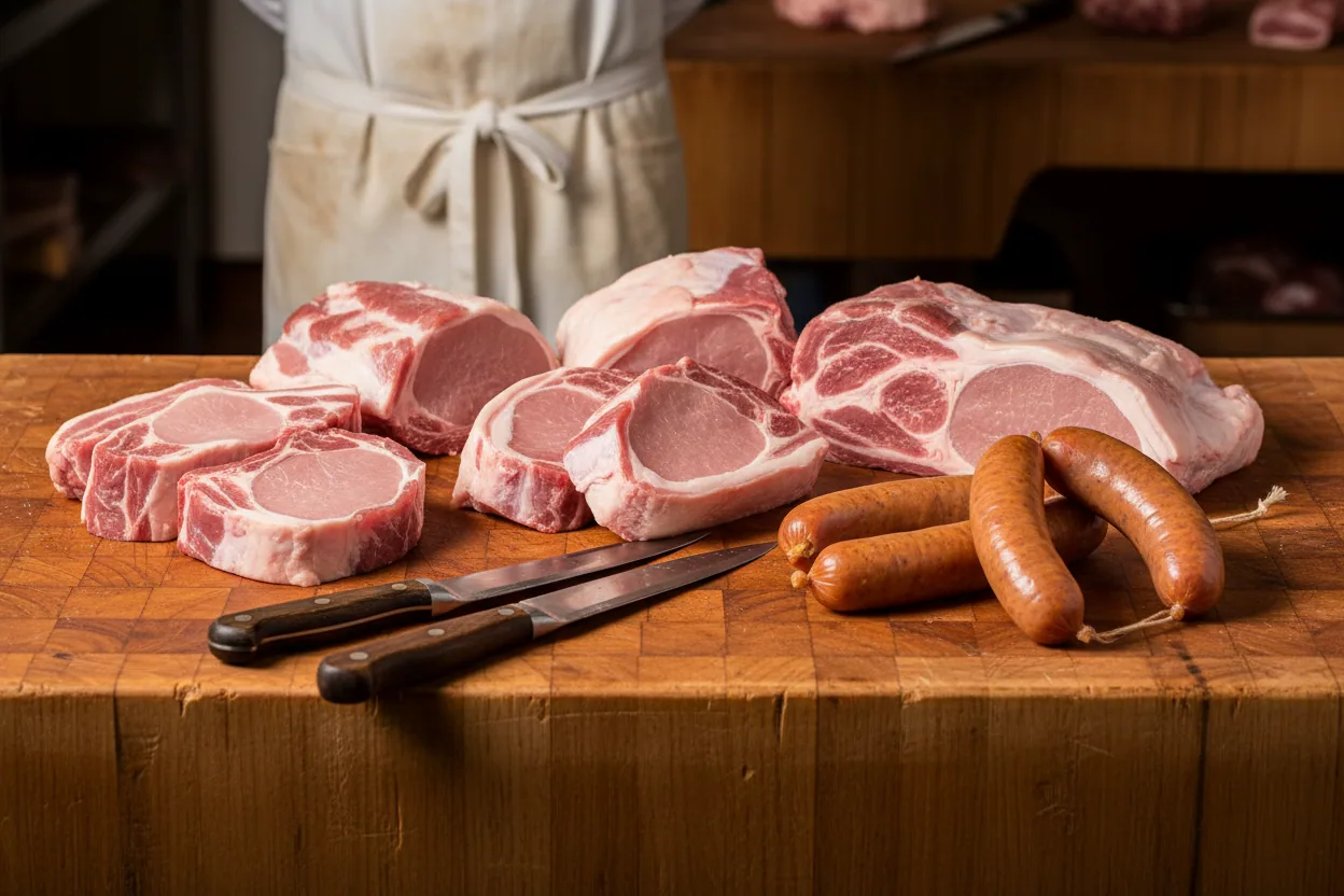 Porc de Franche-Comté — illustration générée par IA