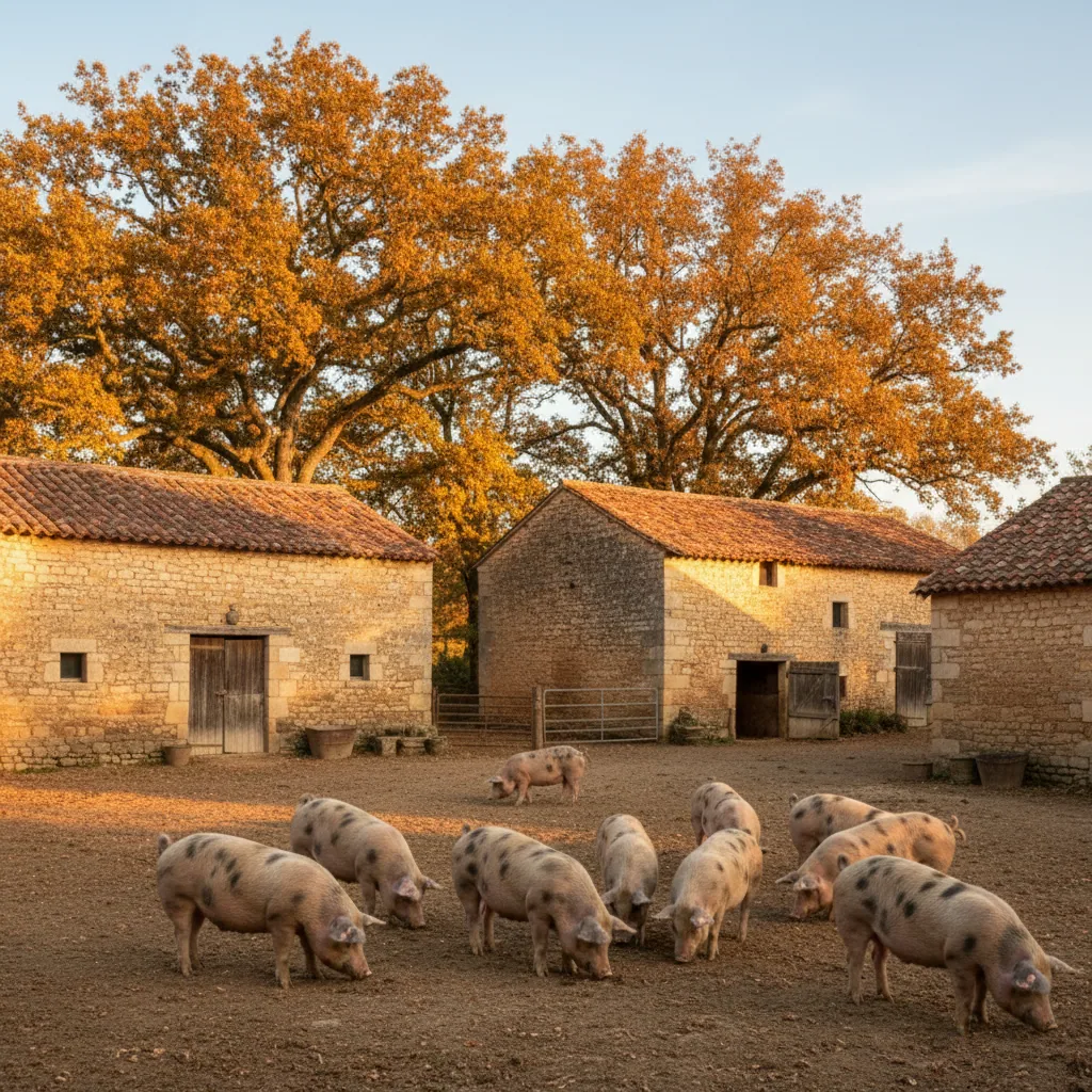Porc du Sud-Ouest — illustration générée par IA