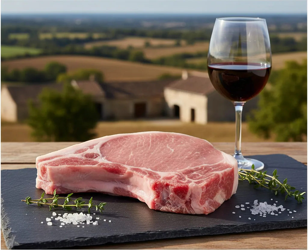 Porc du Sud-Ouest — illustration générée par IA