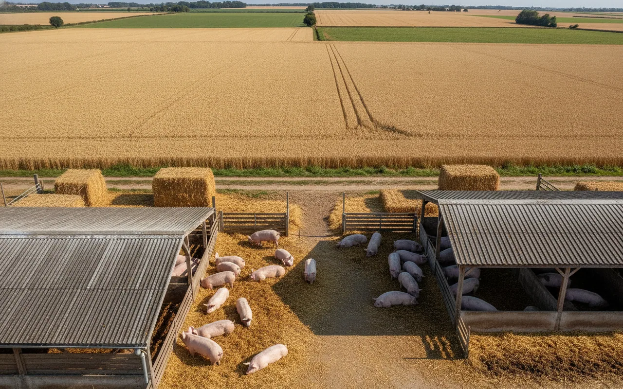 Porc de Vendée — illustration générée par IA