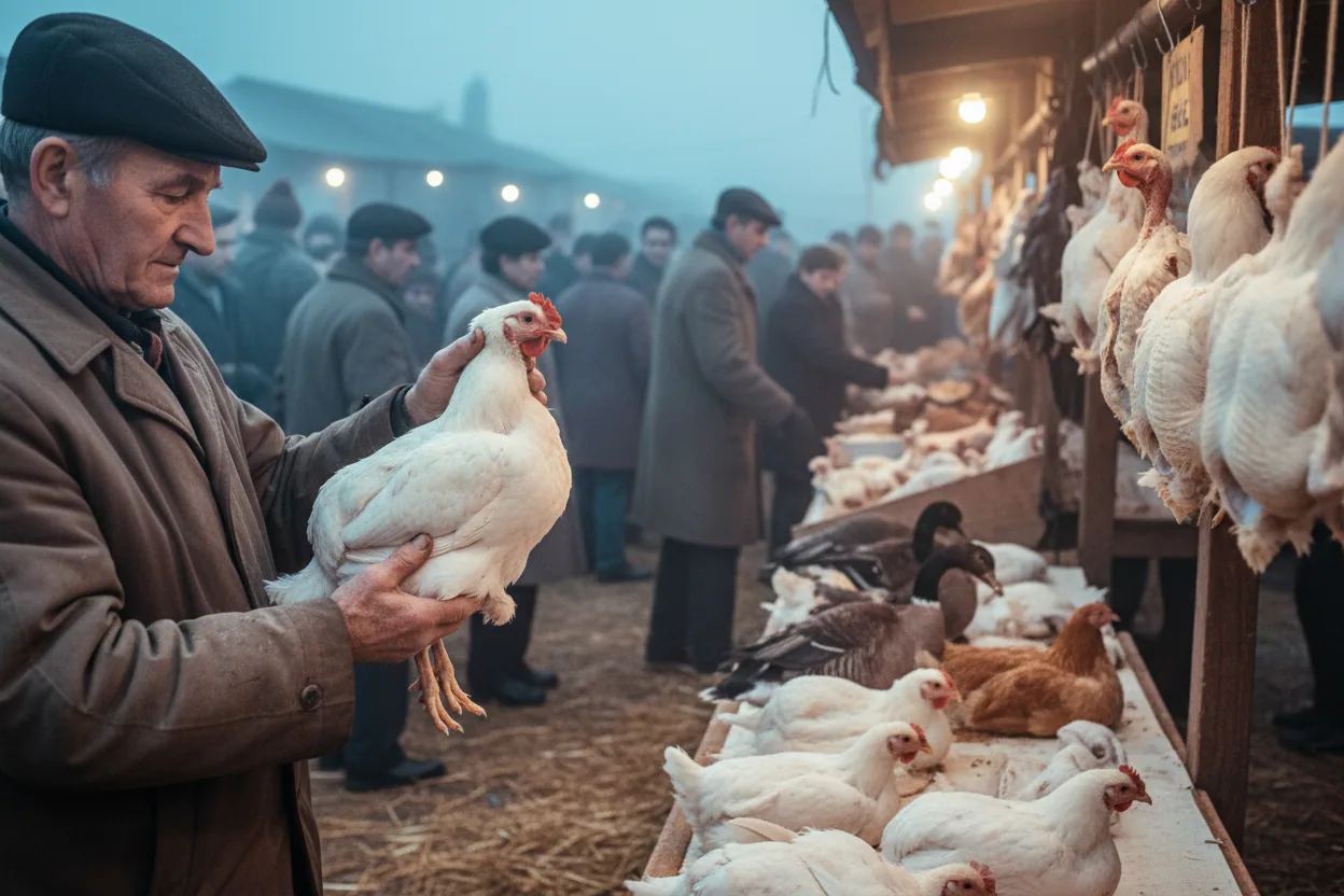 Poularde du Périgord — illustration générée par IA