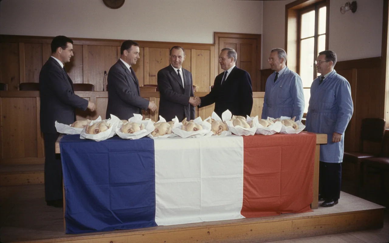 Poulet du Périgord — illustration générée par IA