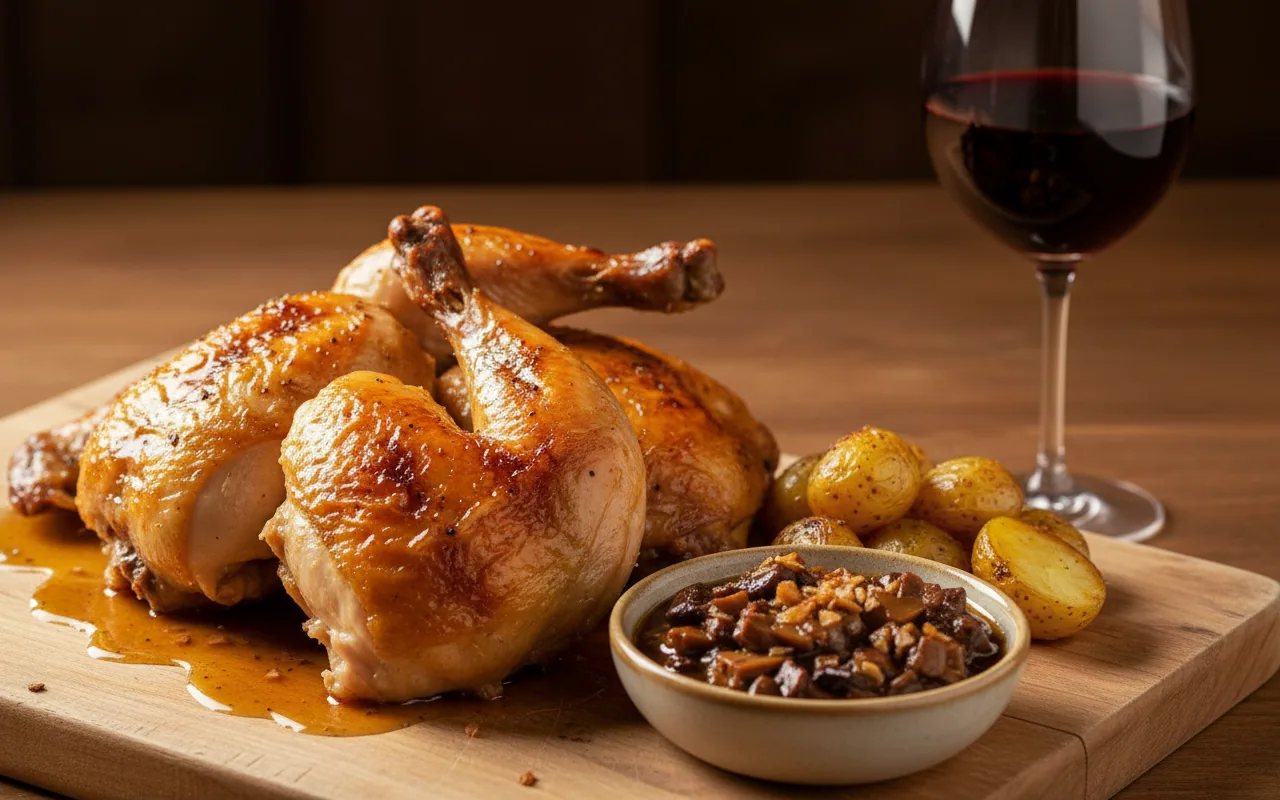 Poulet du Périgord — illustration générée par IA