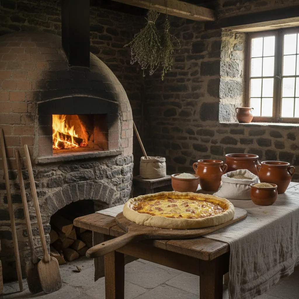 Quiche lorraine — illustration générée par IA