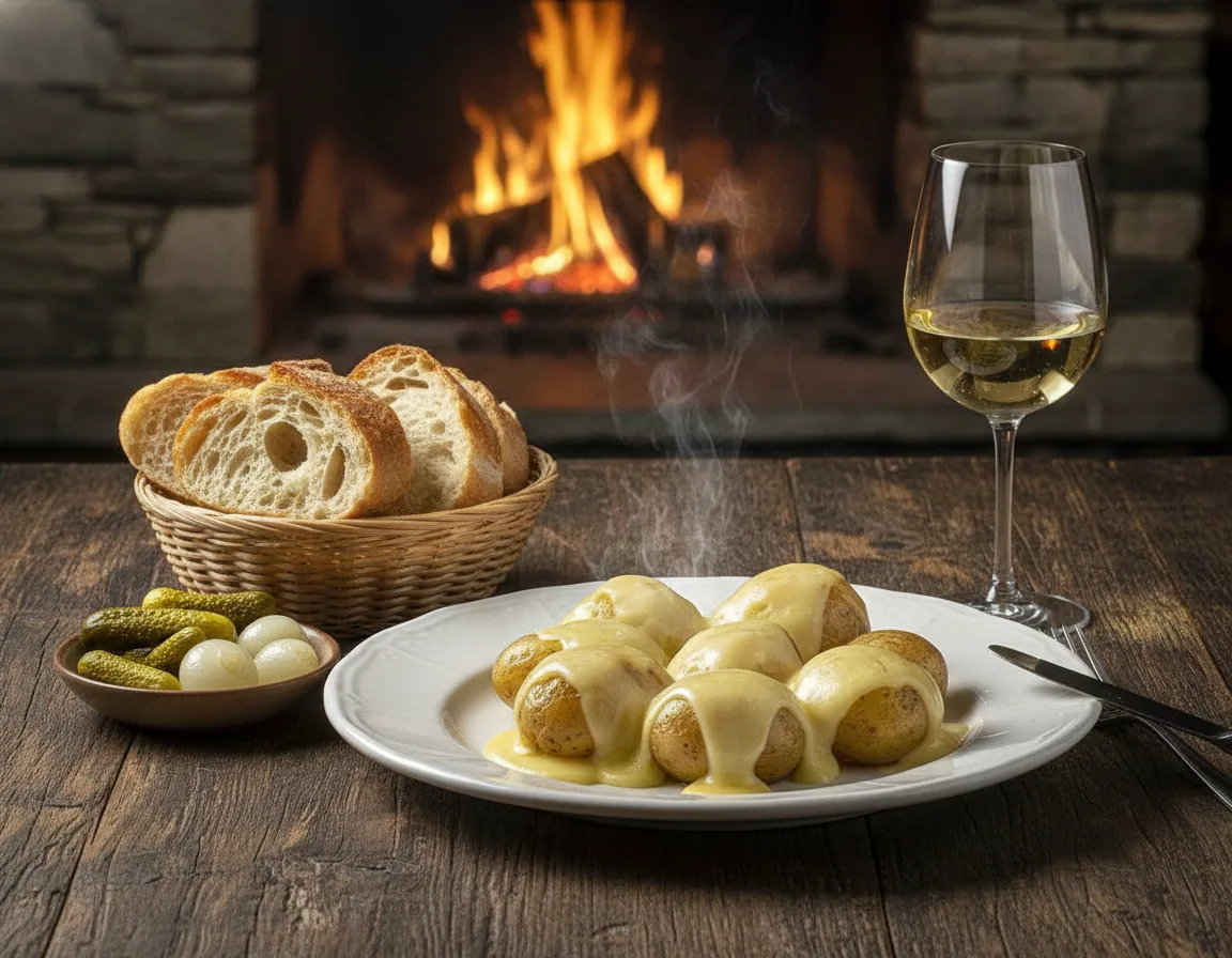 Raclette de Savoie — illustration générée par IA