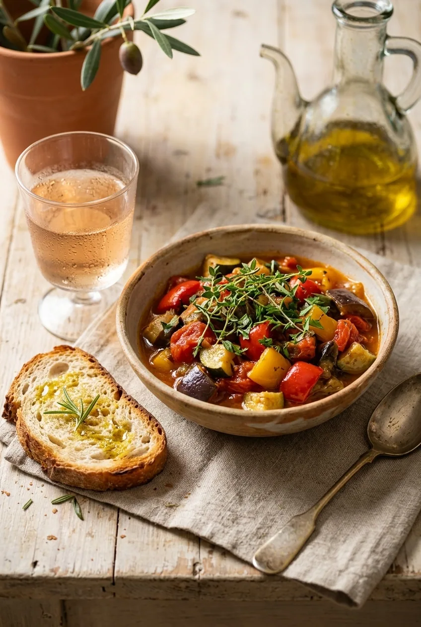 Ratatouille — illustration générée par IA