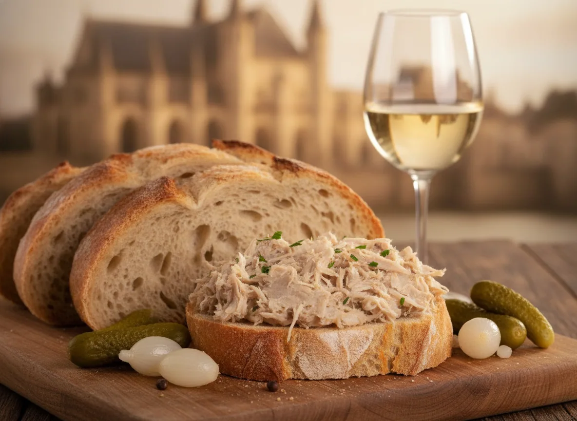 Rillettes du Mans — illustration générée par IA