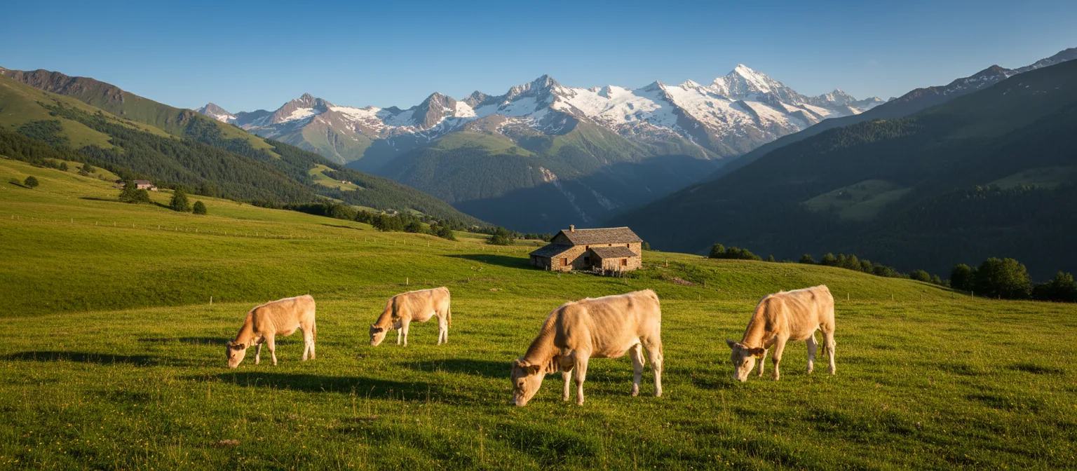 Rosée des Pyrénées catalanes — illustration générée par IA
