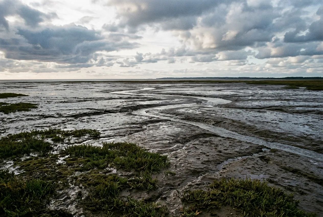 Salicorne de la Baie de Somme — illustration générée par IA