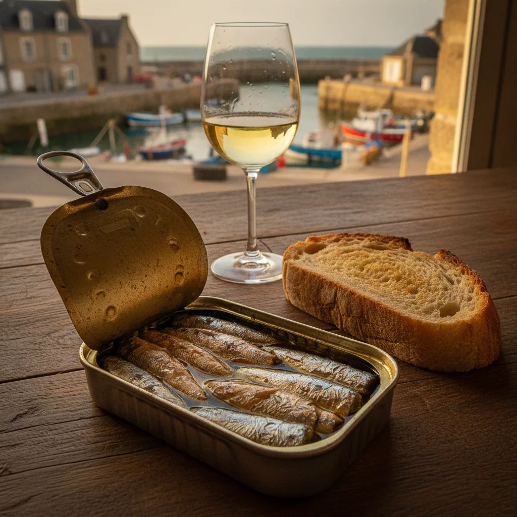 Sardines de Saint-Gilles-Croix-de-Vie — illustration générée par IA