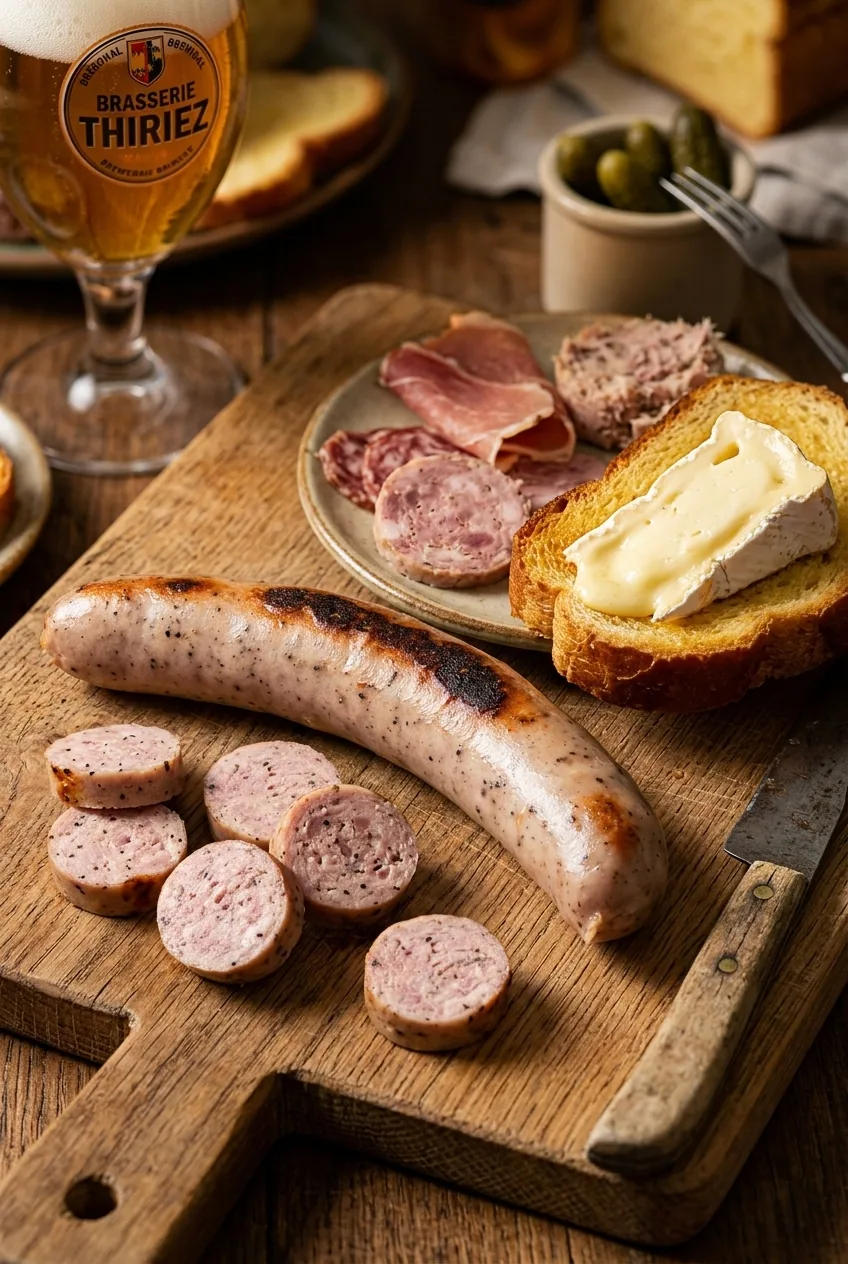 Saucisse de Bergues — illustration générée par IA