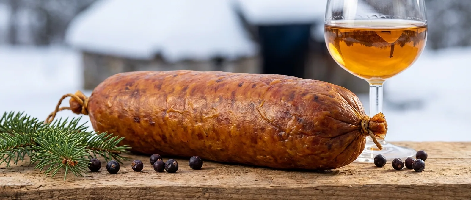 Saucisse de Morteau — illustration générée par IA