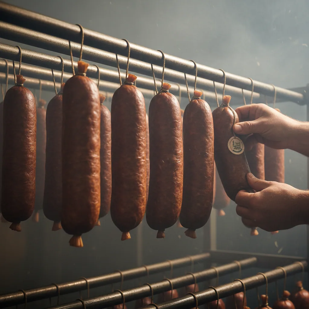 Saucisse de Morteau — illustration générée par IA