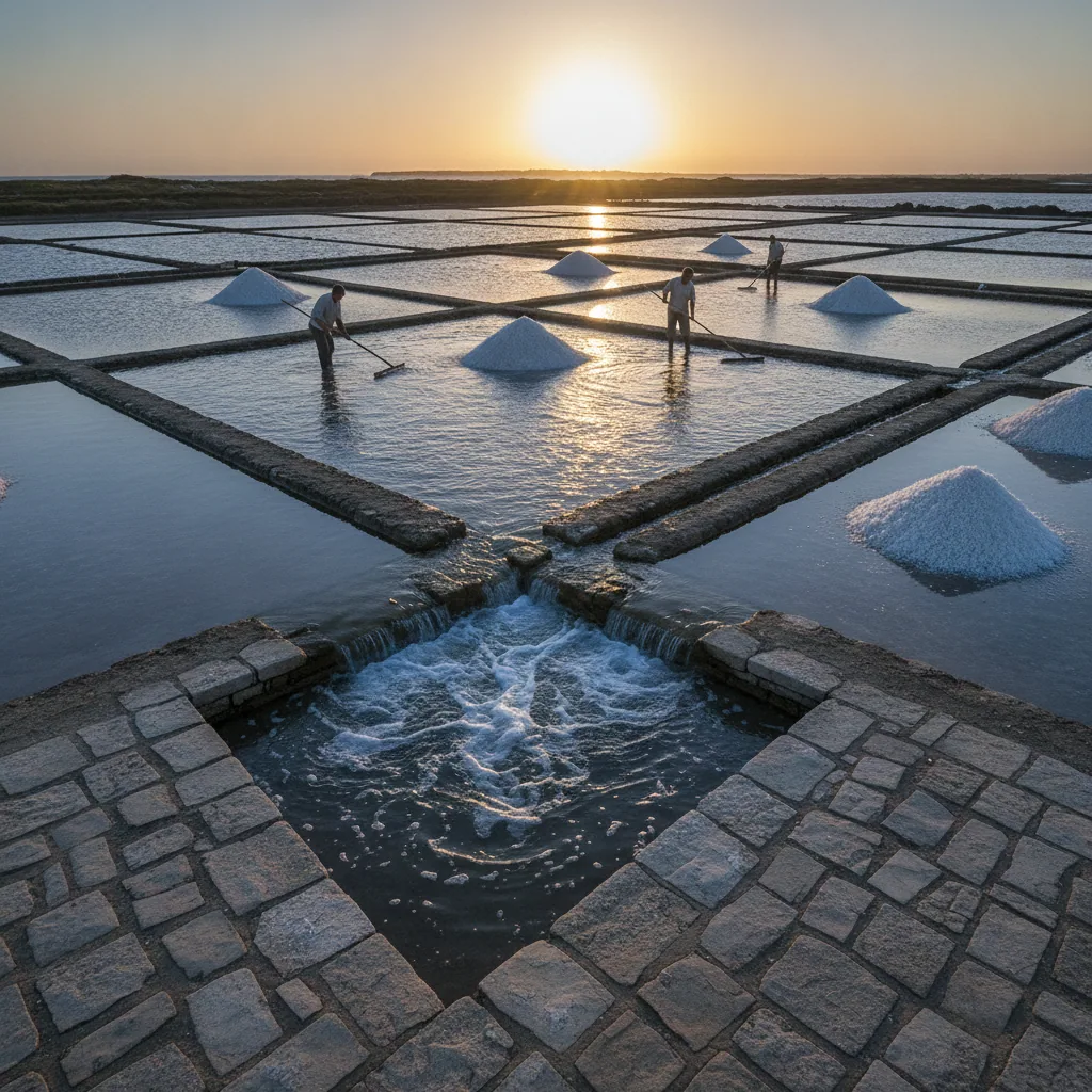 Sel de l'Île de Ré / Fleur de sel de l'Île de Ré — illustration générée par IA