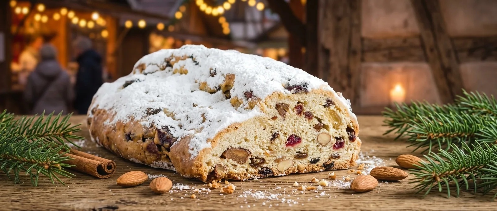 Le Stollen — illustration générée par IA