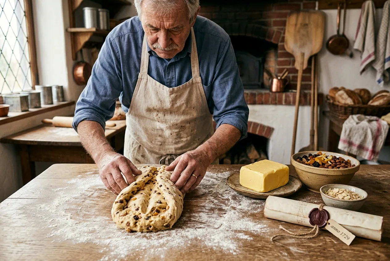 Le Stollen — illustration générée par IA