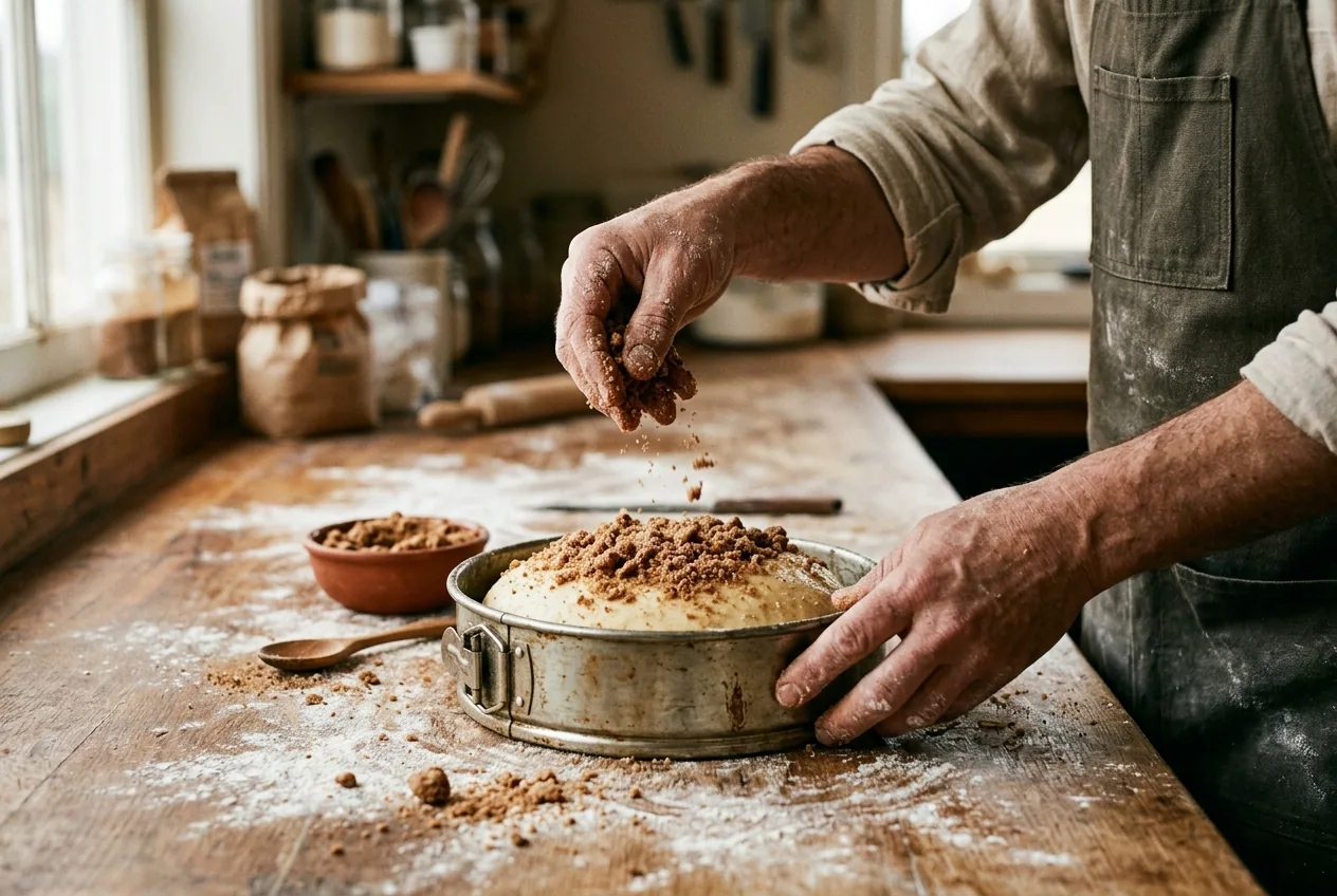 Streusel alsacien — illustration générée par IA