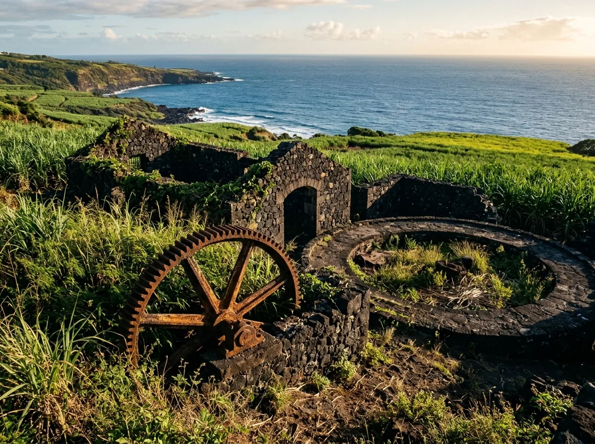 Sucre de l'île de La Réunion — illustration générée par IA