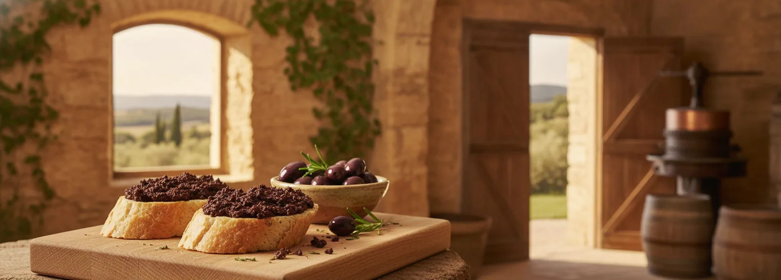 Tapenade — illustration générée par IA