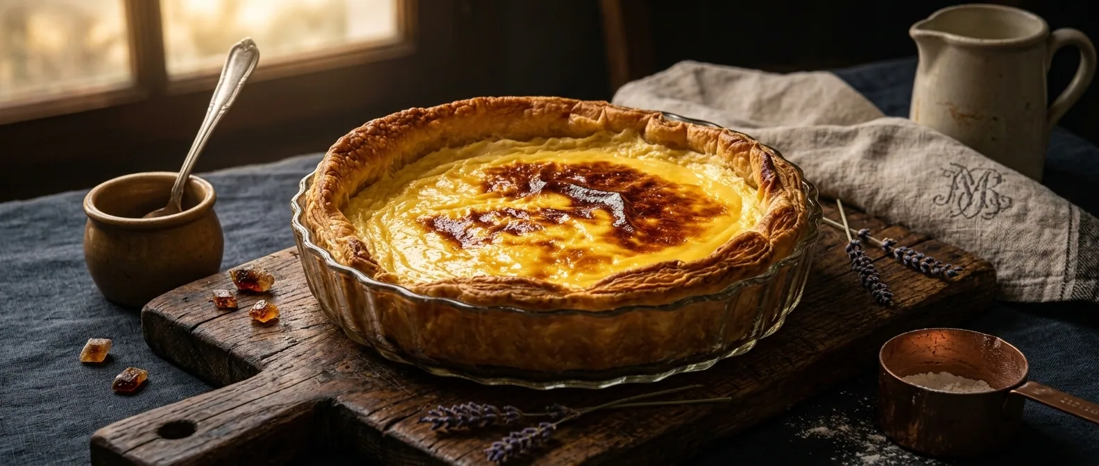 Tarte à l'badrée — illustration générée par IA