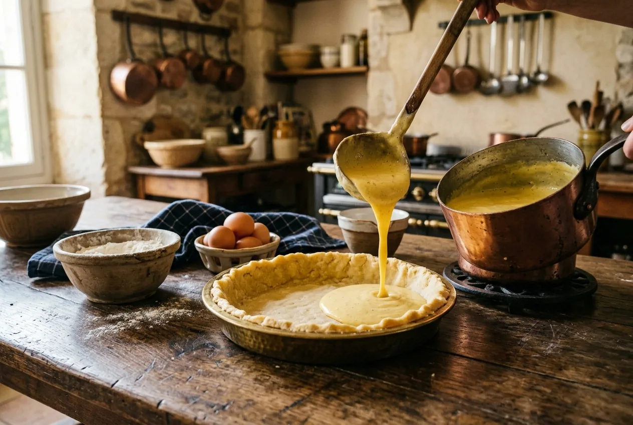Tarte à l'badrée — illustration générée par IA