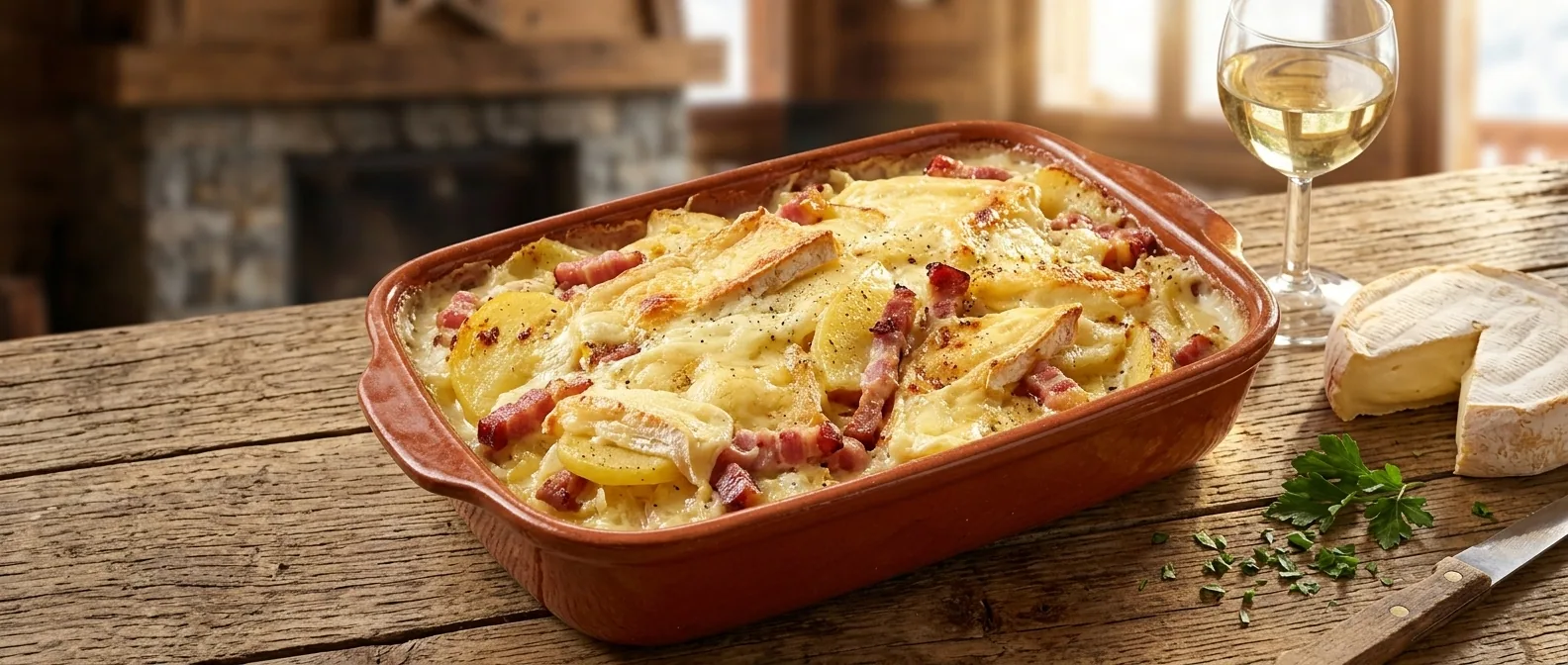Tartiflette — illustration générée par IA