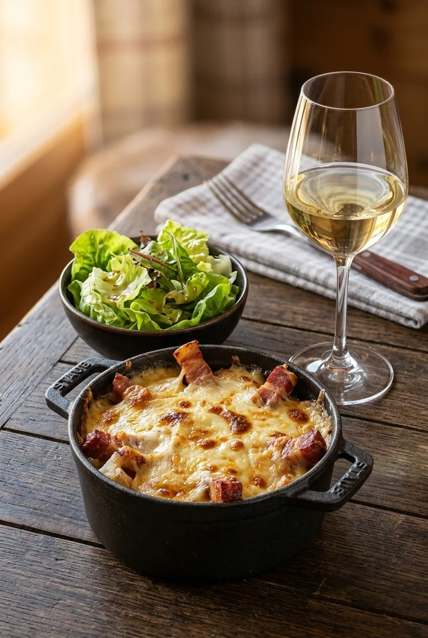 Tartiflette — illustration générée par IA