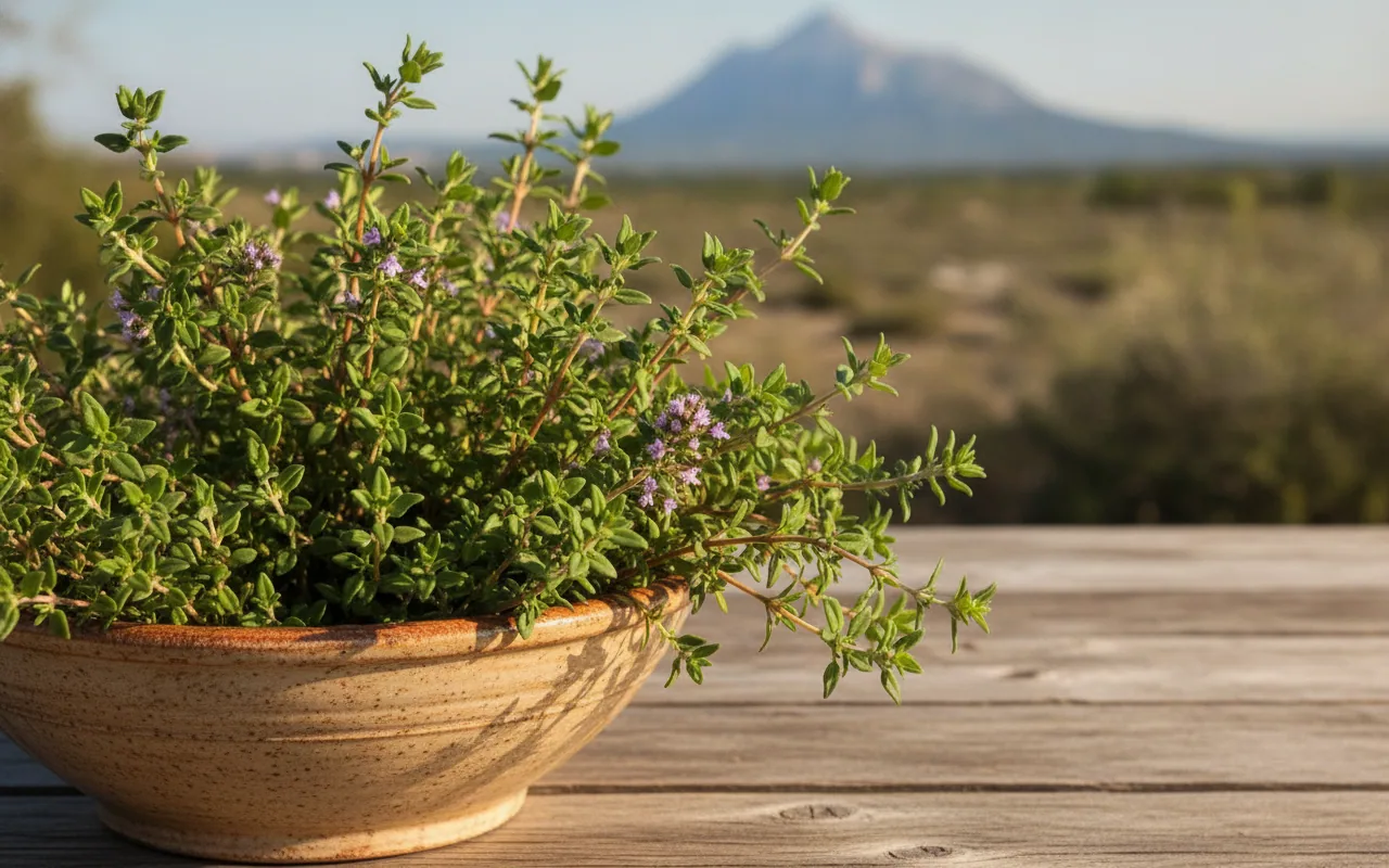Thym de Provence — illustration générée par IA