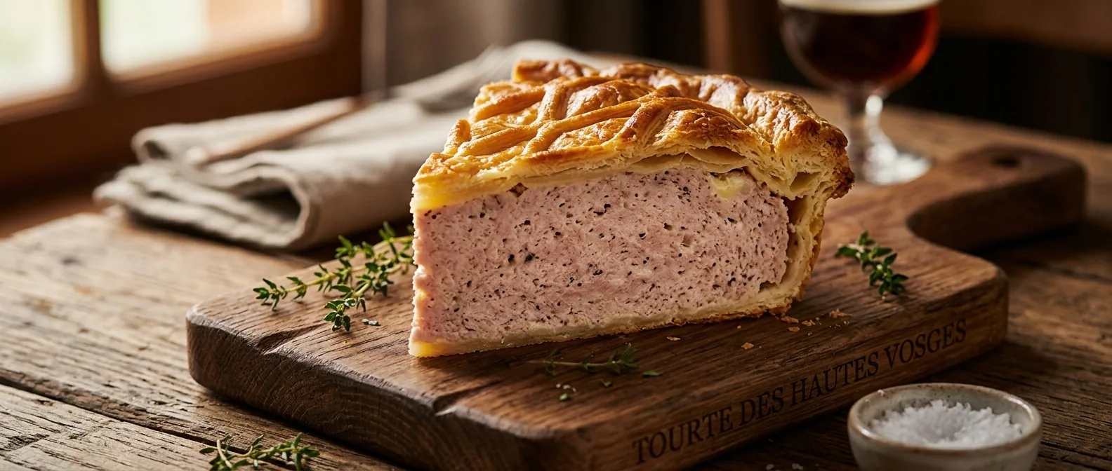 Tourte des Hautes Vosges — illustration générée par IA