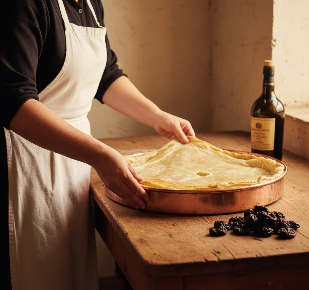 Tourtière landaise — illustration générée par IA