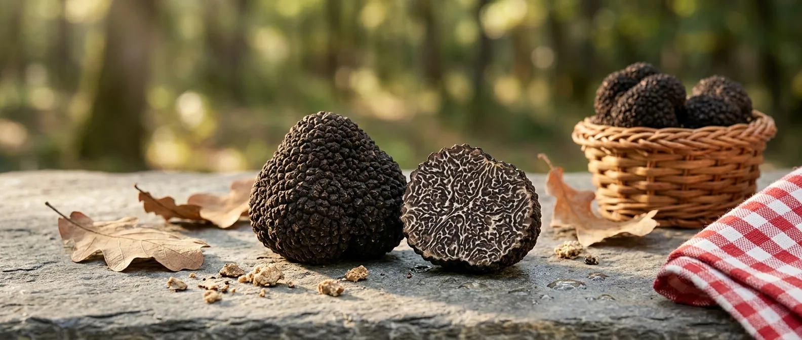 Truffe noire de Lalbenque — illustration générée par IA