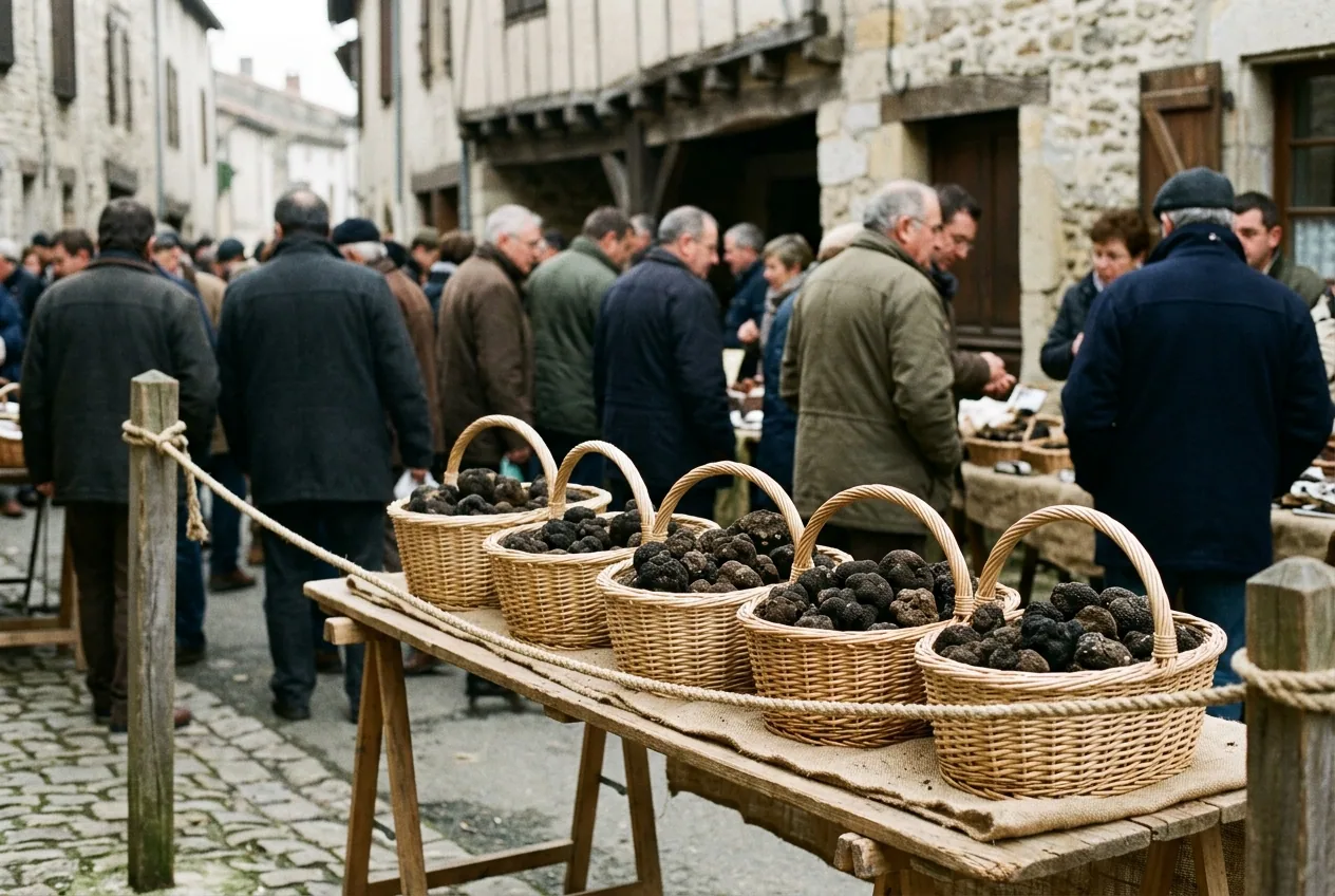 Truffe noire de Lalbenque — illustration générée par IA