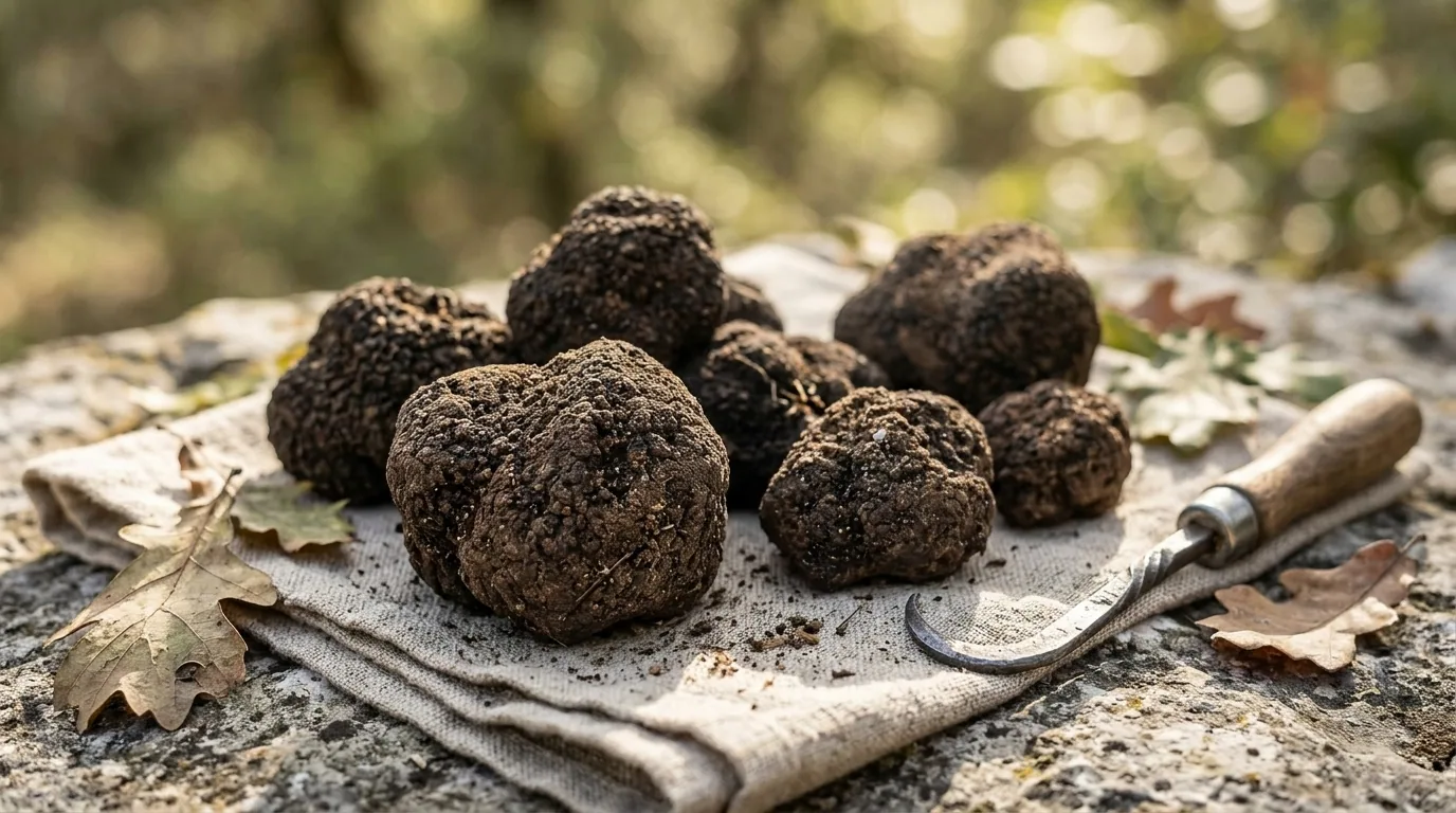 Truffe noire du Tricastin — illustration générée par IA