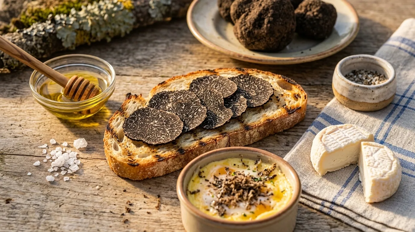 Truffe noire du Tricastin — illustration générée par IA