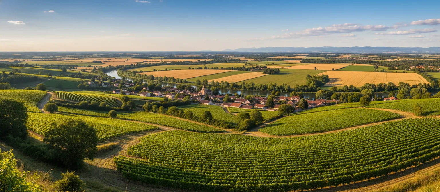 Volailles de Bourgogne — illustration générée par IA